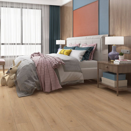 Timba Aquacore ProFlex SPC Collection Planks Pure Satin Oak (P7) 5.5 x 180 x 1220mm (inc. 1mm IXPE) Pack Size: 2.196m² - JJ Building Materials