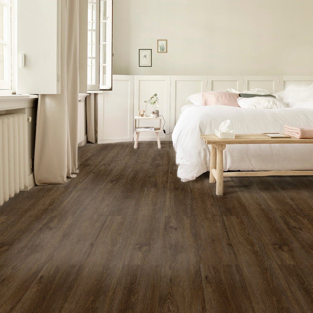 Timba Aquacore ProFlex SPC Collection Planks Smoked Oak (P8) 5.5 x 180 x 1220mm (inc. 1mm IXPE) Pack Size: 2.196m² - JJ Building Materials