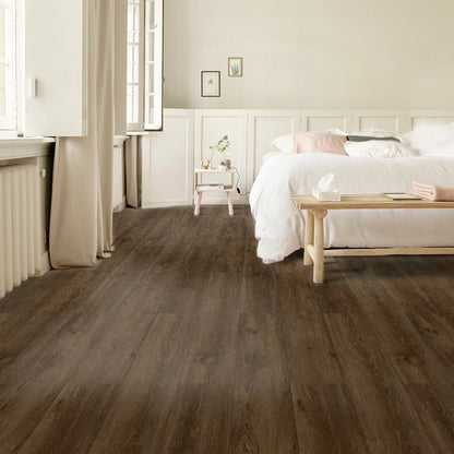 Timba Aquacore ProFlex SPC Collection Planks Smoked Oak (P8) 5.5 x 180 x 1220mm (inc. 1mm IXPE) Pack Size: 2.196m² - JJ Building Materials