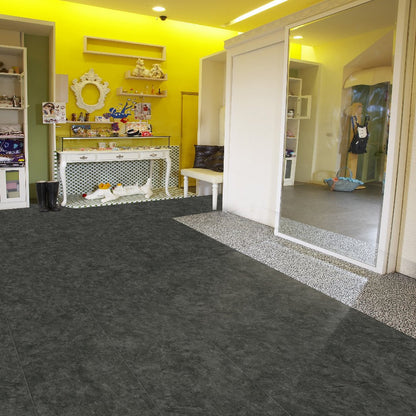 Timba Aquacore ProFlex SPC Collection Tiles Graphite Stone (T4) 5.5 x 457 x 914mm (inc. 1mm IXPE) Pack Size: 2.506m² - JJ Building Materials