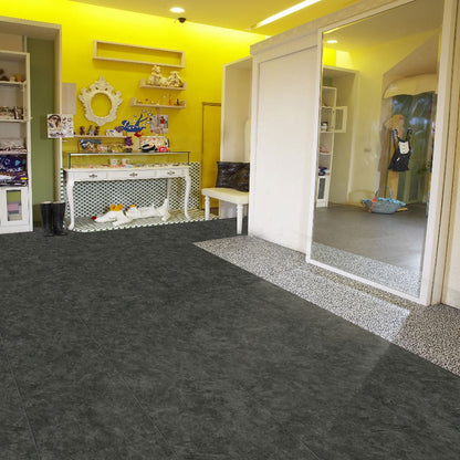Timba Aquacore ProFlex SPC Collection Tiles Graphite Stone (T4) 5.5 x 457 x 914mm (inc. 1mm IXPE) Pack Size: 2.506m² - JJ Building Materials