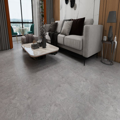 Timba Aquacore ProFlex SPC Collection Tiles Urban Concrete (T3) 5.5 x 457 x 914mm (inc. 1mm IXPE) Pack Size: 2.506m² - JJ Building Materials