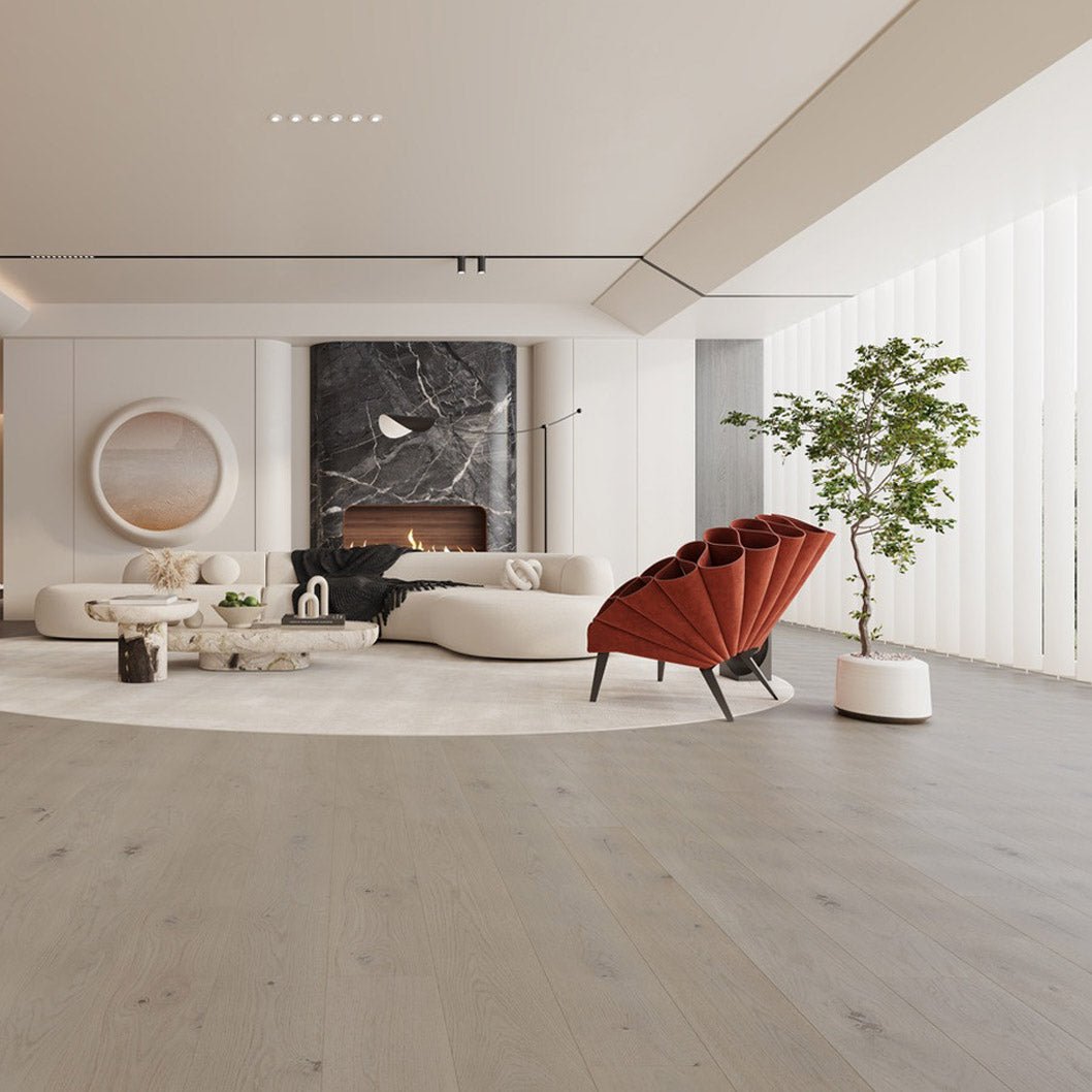 Timba Maxiply Pro Trade Clic Engineered Aspen Oak: Brushed & Matt Lacquered 12/3 x 190 x 1900mm Pack Size: 2.888m² - JJ Building Materials