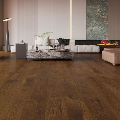 Timba Maxiply Pro Trade Clic Engineered Cognac Oak: Brushed & Matt Lacquered 12/3 x 190 x 1900mm Pack Size: 2.888m² - JJ Building Materials
