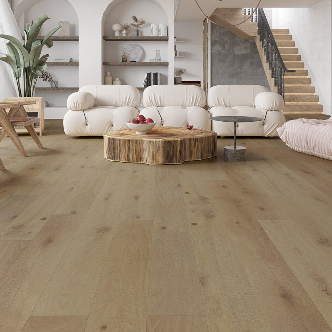 Timba Maxiply Pro Trade Clic Engineered Embleton Oak: Brushed & Matt Lacquered 12/3 x 190 x 1900mm Pack Size: 2.888m² - JJ Building Materials