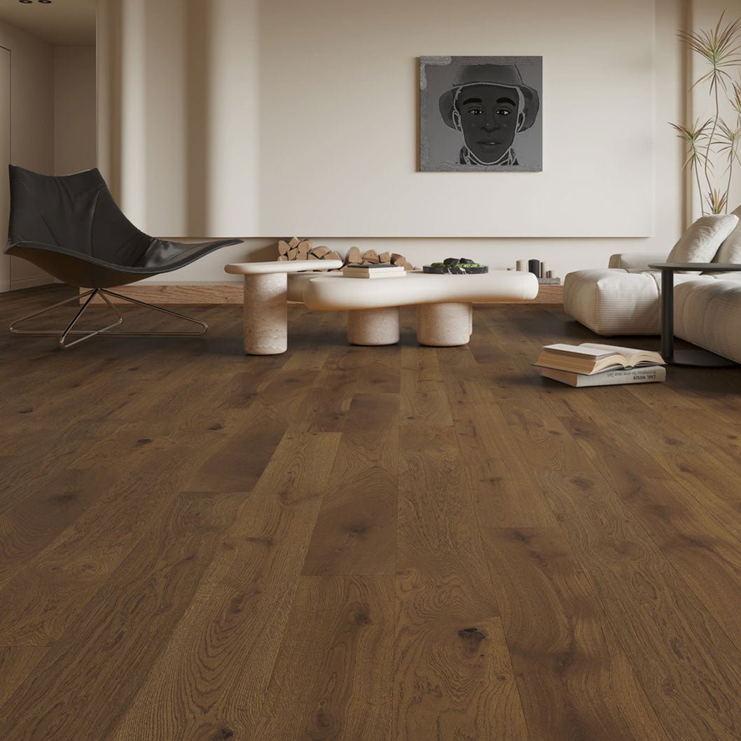 Timba Maxiply Pro Trade Clic Engineered Harvest Oak: Brushed & Matt Lacquered 12/3 x 190 x 1900mm Pack Size: 2.888m² - JJ Building Materials