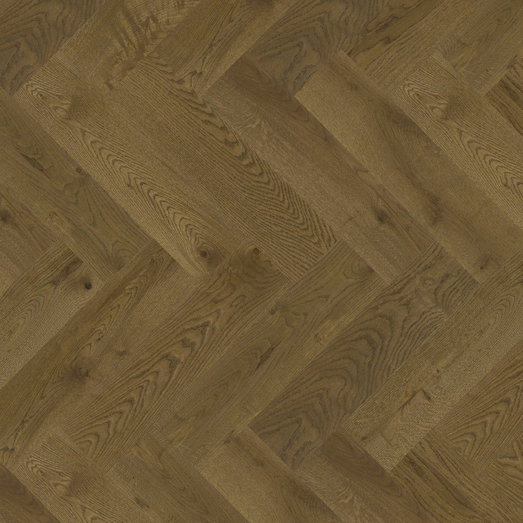 Timba Maxiply Pro Trade Clic Engineered Herringbone Harvest Oak: Brushed Matt Lacquered 12/3 x 150 x 600mm Pack Size: 2.16m² - JJ Building Materials