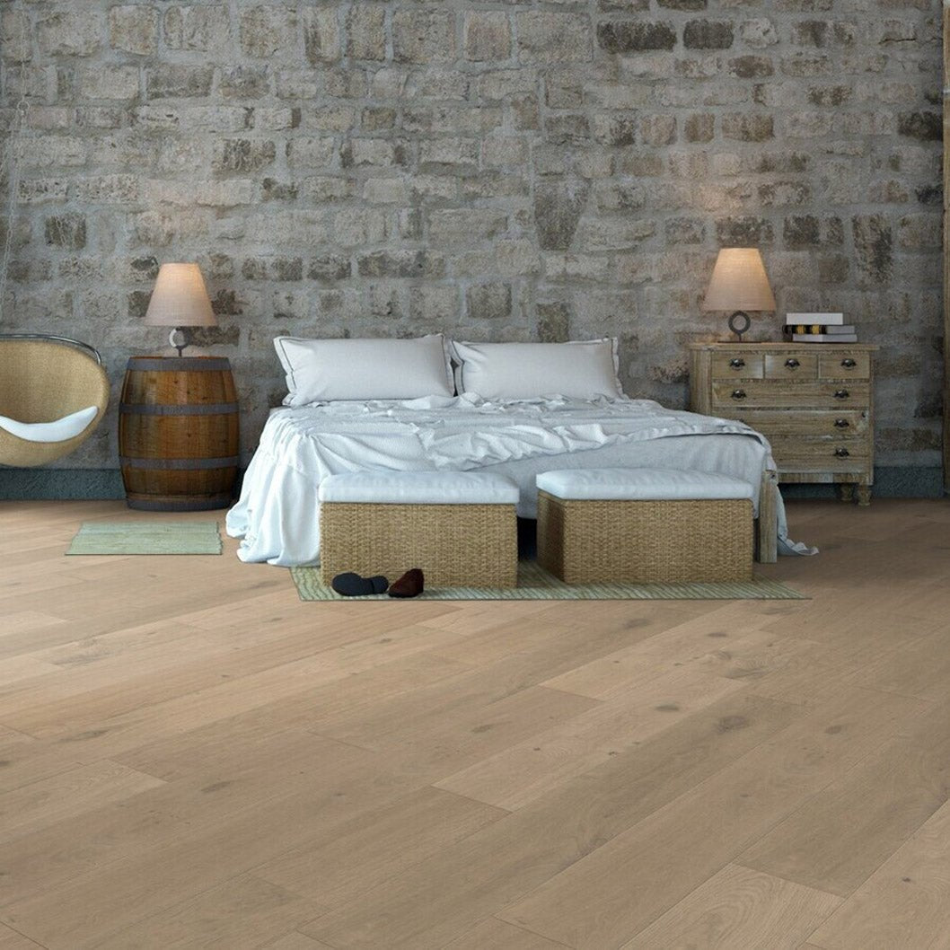 Timba Structural Engineered Natural Oak: Brushed & Unfinished 20/6 x 240 x 2200mm Pack Size: 2.64m² - JJ Building Materials