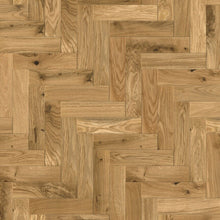 Timba Tradeline Collection Engineered Herringbone Natural Oak: Brushed & UV Oiled Oak (Herringbone) 14/3x90x450 Pack Size: 1.296m2 - JJ Building Materials