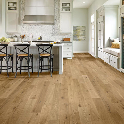 Timba Tradeline Collection Engineered Natural Oak: Brushed & UV Oiled (Plank) 14/3x180x1900 Pack Size: 2.394m2 - JJ Building Materials