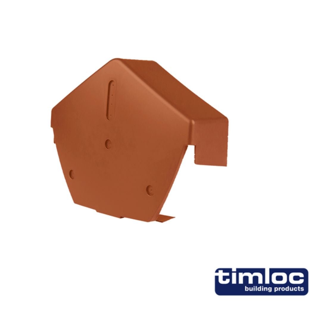 Timloc Dry Verge Profiled Tile Angled Ridge - JJ Building Materials