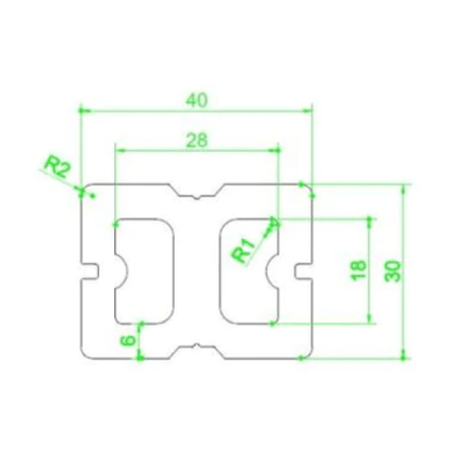 Triton 5m WPC Decking Subframe Black 30 x 40mm - JJ Building Materials