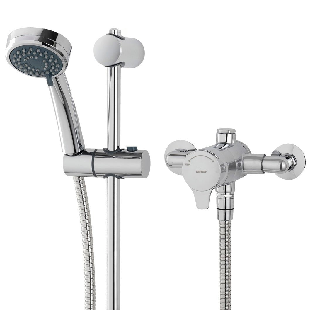 Triton Dene Sequential Exposed Mixer Shower - JJ Building Materials