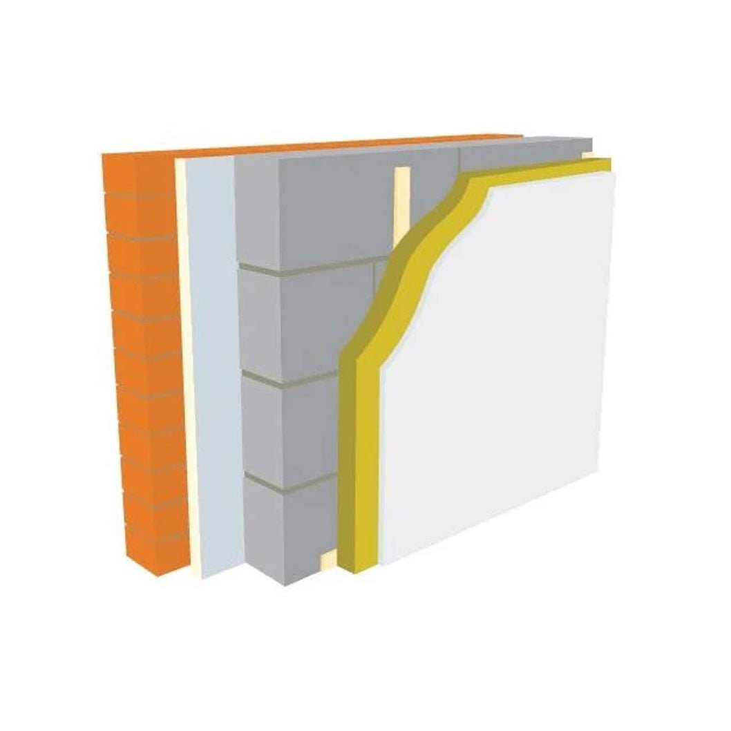 U Value Warmline PIR Paper Insulated Plasterboard - JJ Building Materials