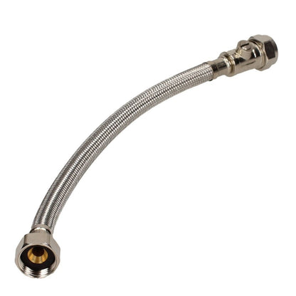 V&G Compression 15mm Iso x 1/2 300mm Flexi Tap Connector