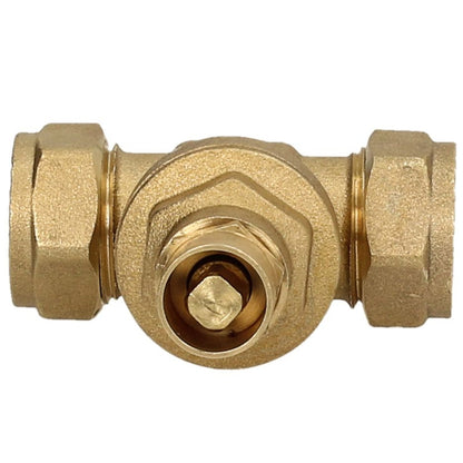 V&G Compression 15mm Lockshield Gate Valve