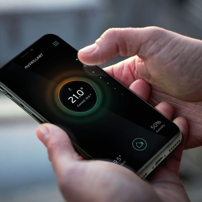 Vaillant VR940F myVaillant Connect and VRT51F sensoROOM Pure Digital Thermostat - JJ Building Materials