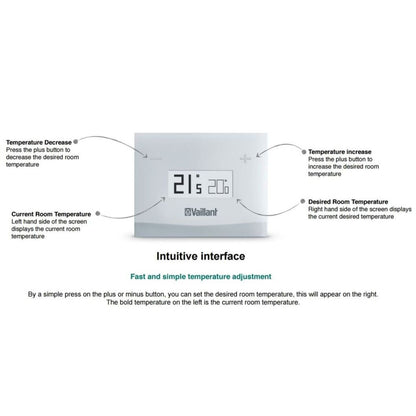 Vaillant vSmart Internet Room Thermostat - System - JJ Building Materials