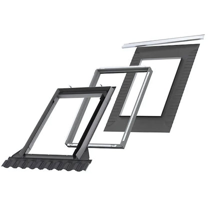 VELUX EDP Pro+ Plain Tile Flashing Standard Installation with BDX and BFX - JJ Building Materials