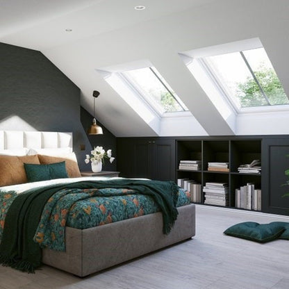 VELUX GCL Heritage Conservation Top Hung White Painted Roof Window - JJ Building Materials