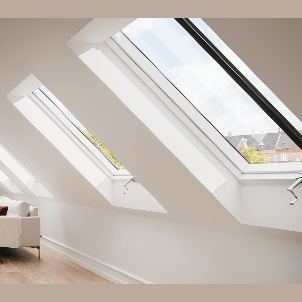 VELUX GCL Heritage Conservation Top Hung White Painted Roof Window - JJ Building Materials