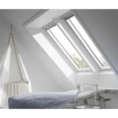Velux GGL 2070 White Painted Pine Centre Pivot Roof Window - JJ Building Materials