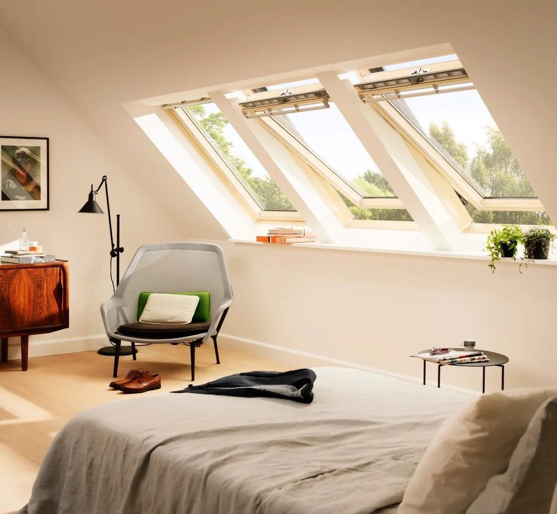 Velux GGL Centre Pivot Pine Roof Window - JJ Building Materials