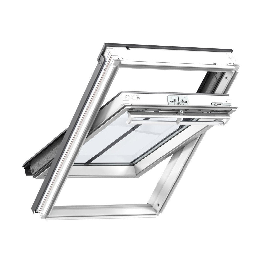 VELUX GGL Conservation Centre Pivot White Painted Roof Window - JJ Building Materials