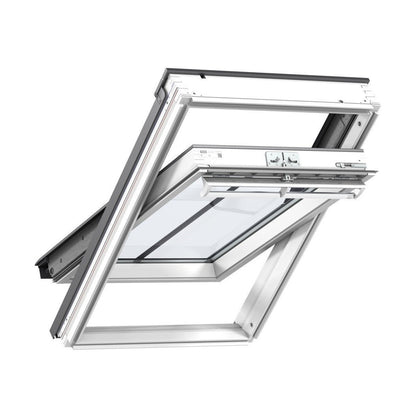 VELUX GGL Conservation Centre Pivot White Painted Roof Window - JJ Building Materials