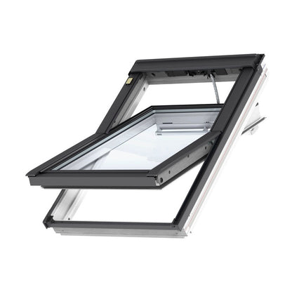 VELUX GGL Electric White Painted Centre Pivot Roof Window - JJ Building Materials