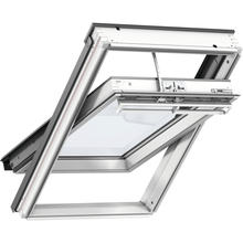 VELUX GGL Solar White Painted Centre Pivot Roof Window - JJ Building Materials