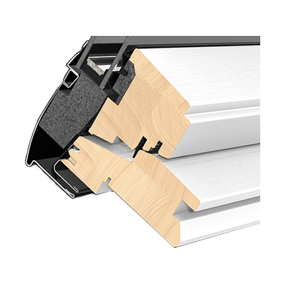 VELUX GGL Solar White Painted Centre Pivot Roof Window - JJ Building Materials