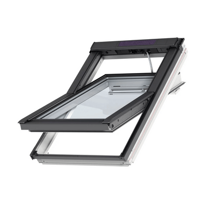 VELUX GGL Solar White Painted Centre Pivot Roof Window - JJ Building Materials