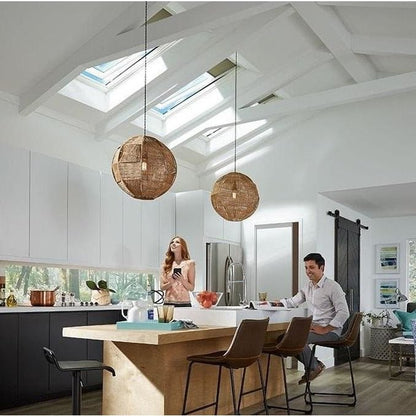 VELUX GGL Solar White Painted Centre Pivot Roof Window - JJ Building Materials