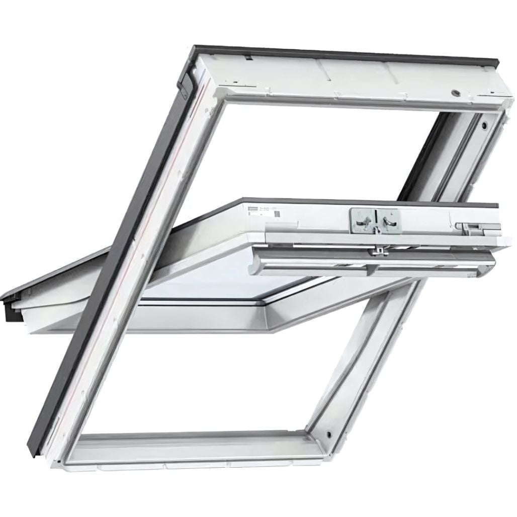 Velux GGU 0070 White Polyurethane Centre Pivot Roof Window - JJ Building Materials