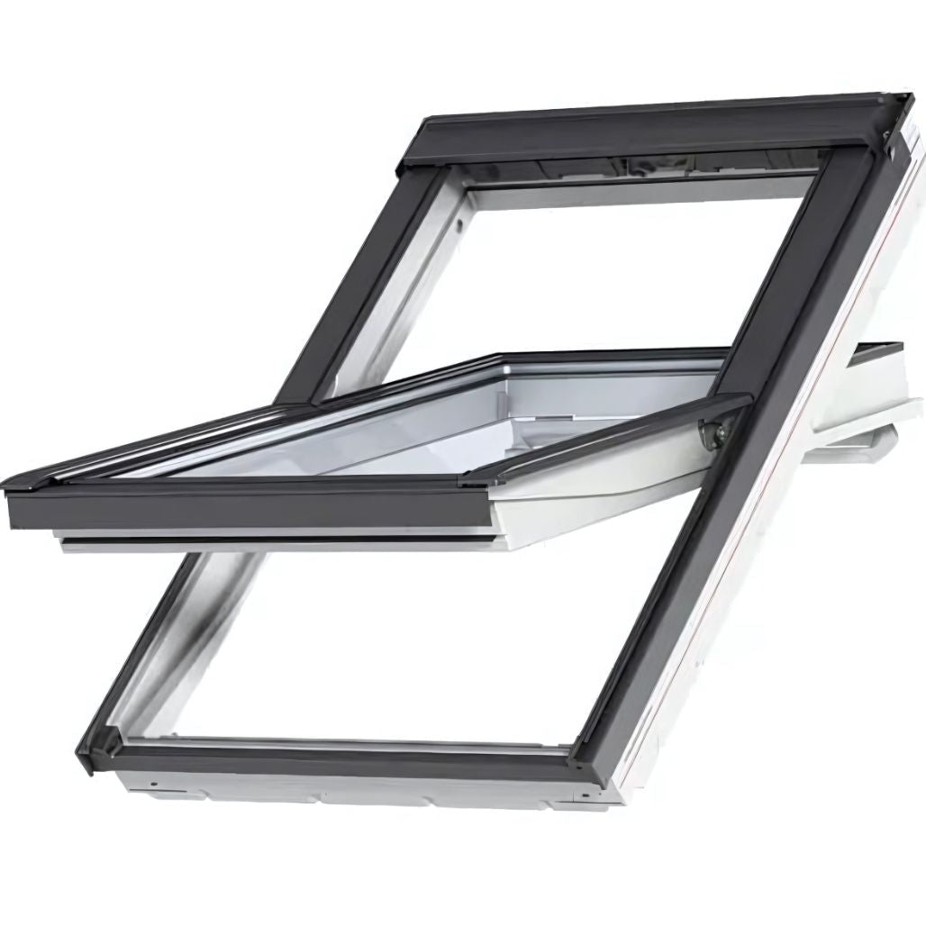 Velux GGU 0070 White Polyurethane Centre Pivot Roof Window - JJ Building Materials