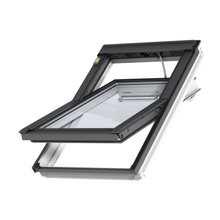 VELUX GGU Electic White uPVC Centre Pivot Roof Window - JJ Building Materials