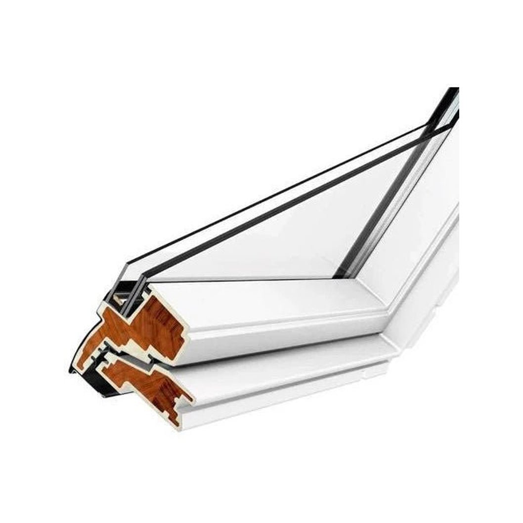 Velux GPU Top Hung White Polyurethane Roof Window - JJ Building Materials