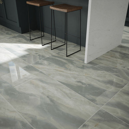Verona Aphrodite Emerald Wall & Floor Tile 600x600mm - JJ Building Materials