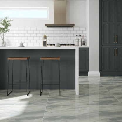 Verona Aphrodite Emerald Wall & Floor Tile 600x600mm - JJ Building Materials