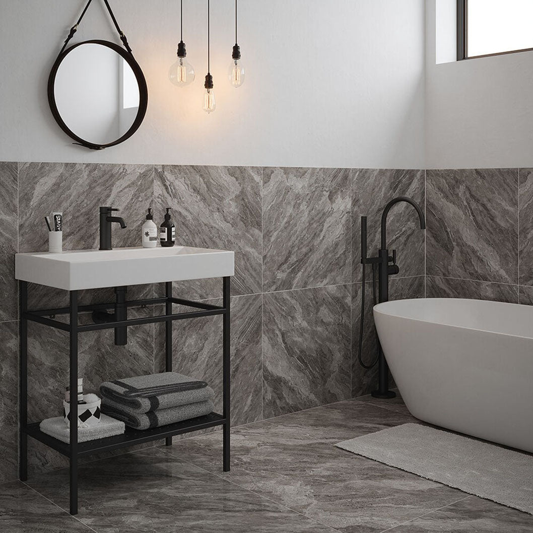 Verona Apollo Grey Wall & Floor Tile 300x600mm - JJ Building Materials