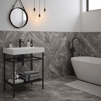 Verona Apollo Grey Wall & Floor Tile 600x1200mm - JJ Building Materials