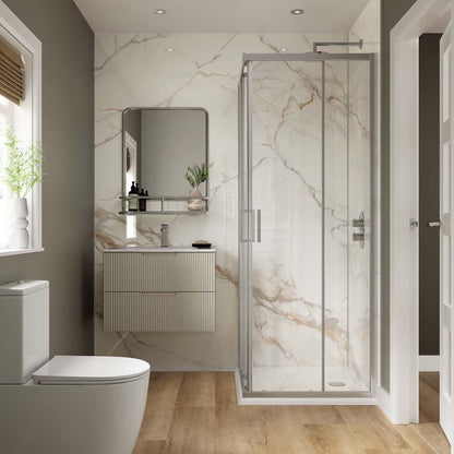 Verona Aqua Wall Corinthia SPC Wall Panel 2400x950x6mm - Box of 2 - JJ Building Materials