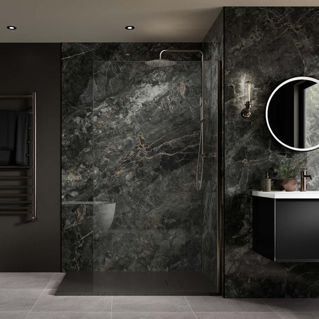 Verona Aqua Wall Galaxy Gloss SPC Wall Panel 2400x950x6mm - Box of 2 - JJ Building Materials