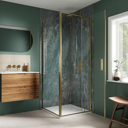 Verona Aqua Wall Jade Gloss SPC Wall Panel 2400x950x6mm - Box of 2 - JJ Building Materials