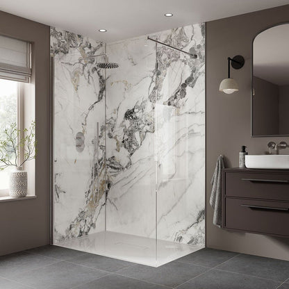Verona Aqua Wall Olympus Gloss SPC Wall Panel 2400x950x6mm - Box of 2 - JJ Building Materials