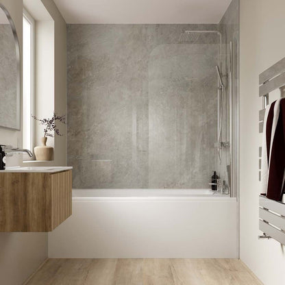 Verona Aqua Wall Sargasso Gloss SPC Wall Panel 2400x950x6mm - Box of 2 - JJ Building Materials