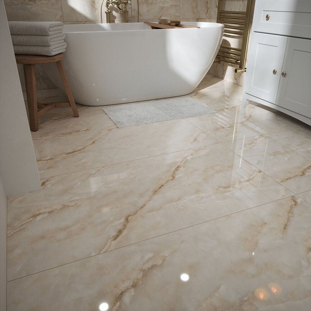Verona Athena Pearl Wall & Floor Tile 600x1200mm - JJ Building Materials