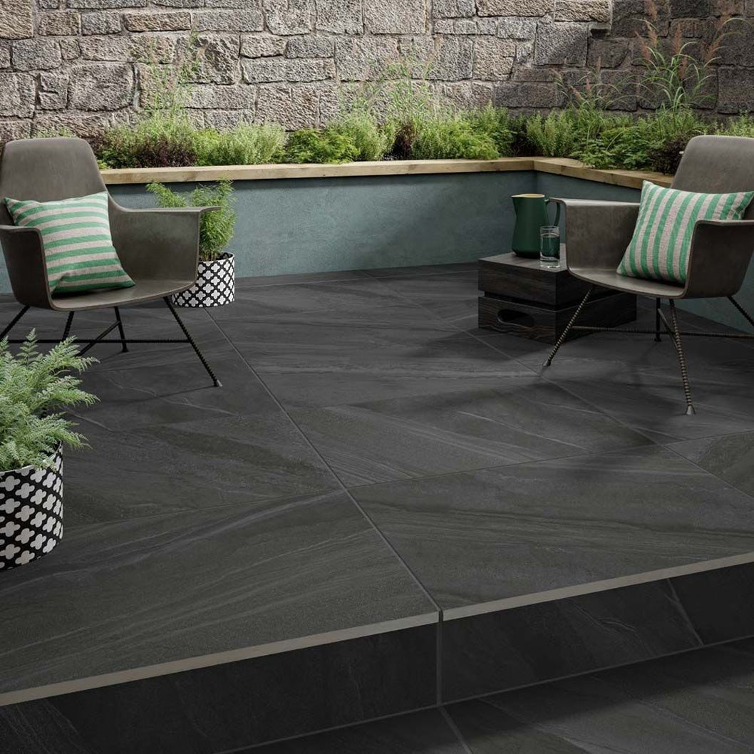 Verona Brit Stone Outdoor Porcelain Floor Tile 900x600x20mm - JJ Building Materials