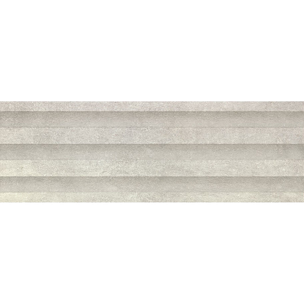 Verona Brooklyn Grey Décor Wall Tile 300x900mm - JJ Building Materials